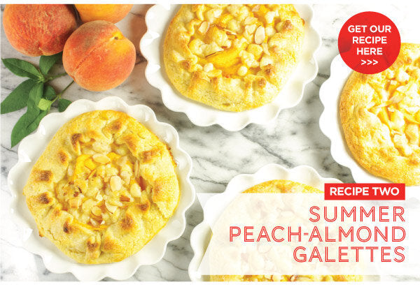 Newsletter Recipes - Summer Peach-Almond Galettes
