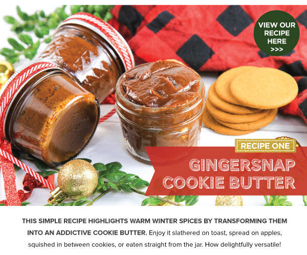Newsletter Recipes - Gingersnap Cookie Butter