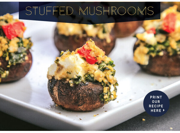 Newsletter Recipes - Stuffed Mushrooms