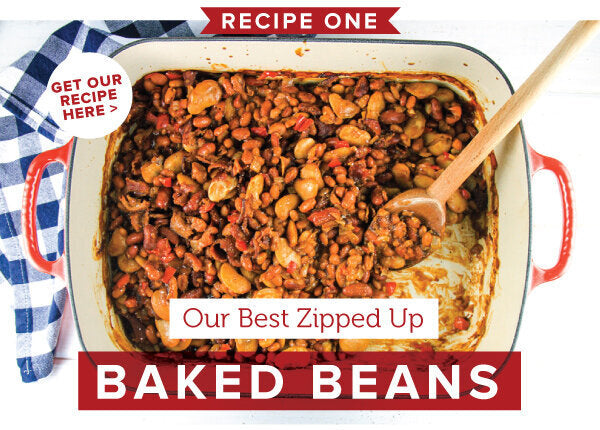 Newsletter Recipes - Our Best Zipped Up Baked Beans
