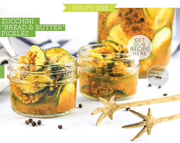 Newsletter Recipes - Zucchini Bread & Butter Pickles