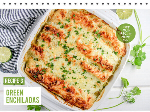 Newsletter Recipes - Chicken Green Enchiladas