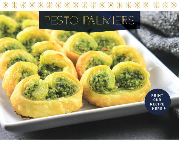 Newsletter Recipes - Pesto Palmiers