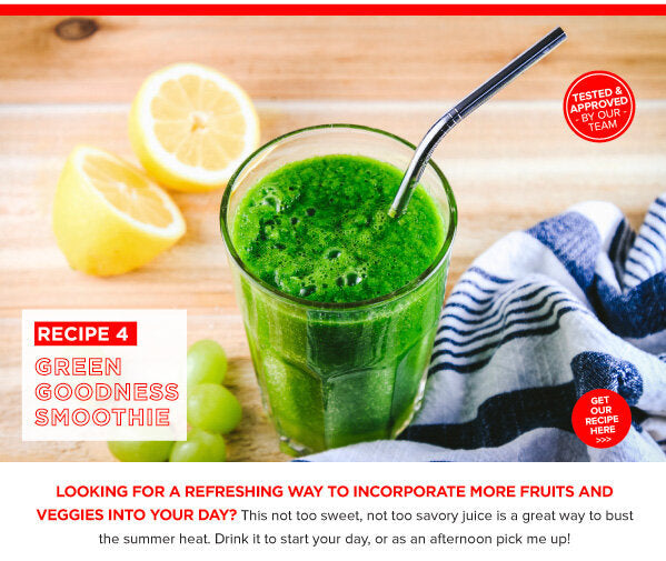 Newsletter Recipes - Green Goodness Juice
