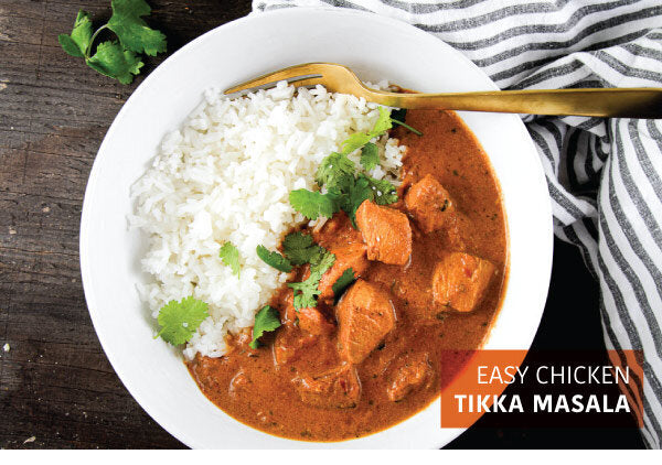 Newsletter Recipes - Easy Tikka Masala & Basmati Rice