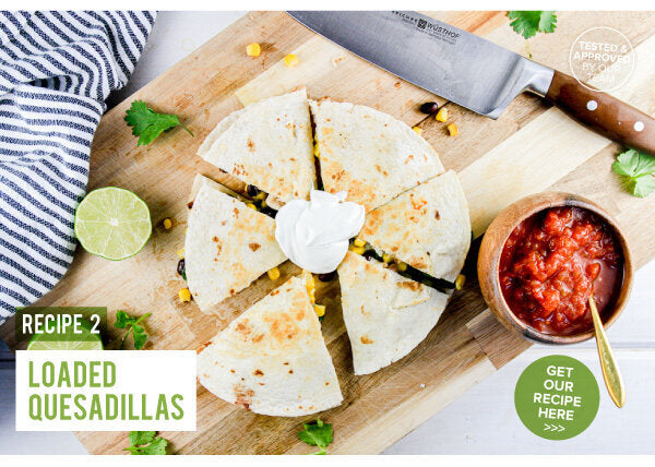 Newsletter Recipes - Loaded Chicken Quesadillas