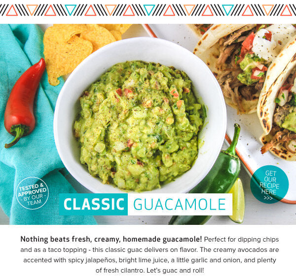 Newsletter Recipes - Classic Guacamole