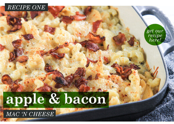 Newsletter Recipes - Apple & Bacon Mac ‘n Cheese