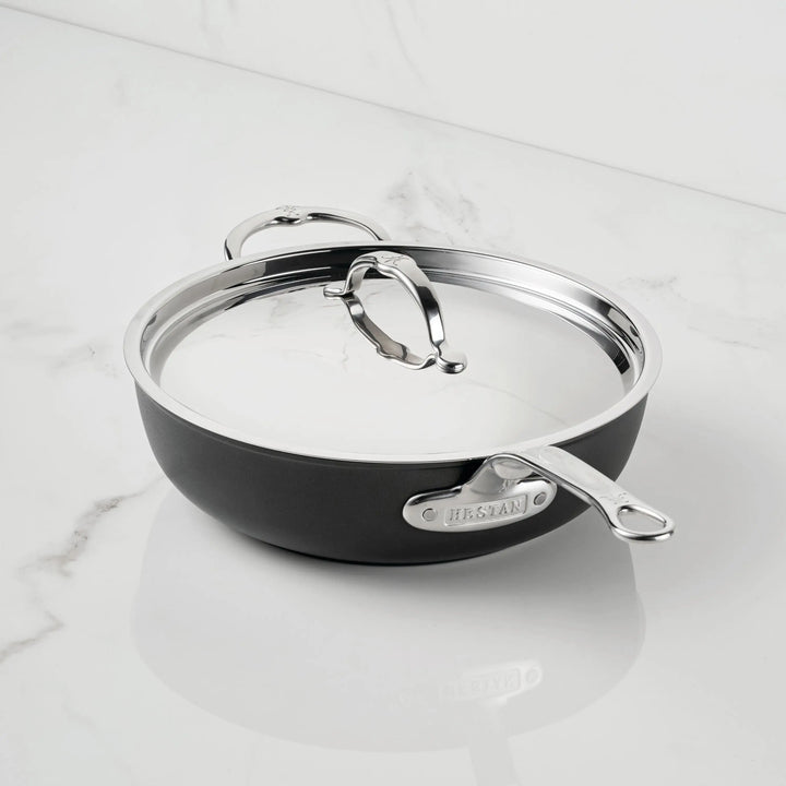 Hestan TITUM® Fusion™ 4.5-Quart Nonstick Essential Pan with Lid | Versatile Multi-Purpose Cookware