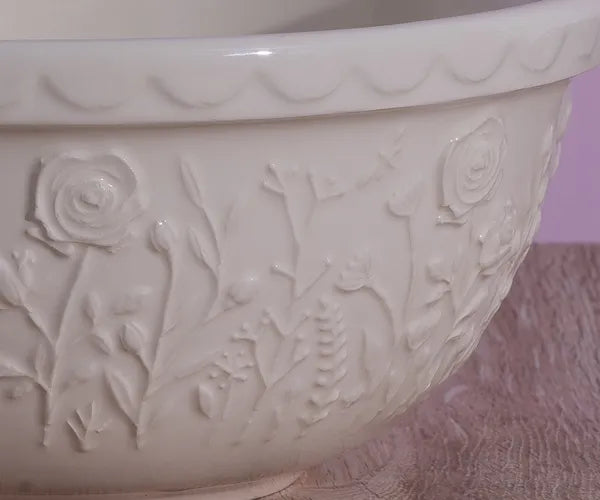 Mason Cash In The Meadow S12 Mixing Bowl | Cream Rose | 11.75 In