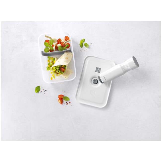 Fresh & Save Vacuum Lunch Box - Large (Semi-Transparent Grey)