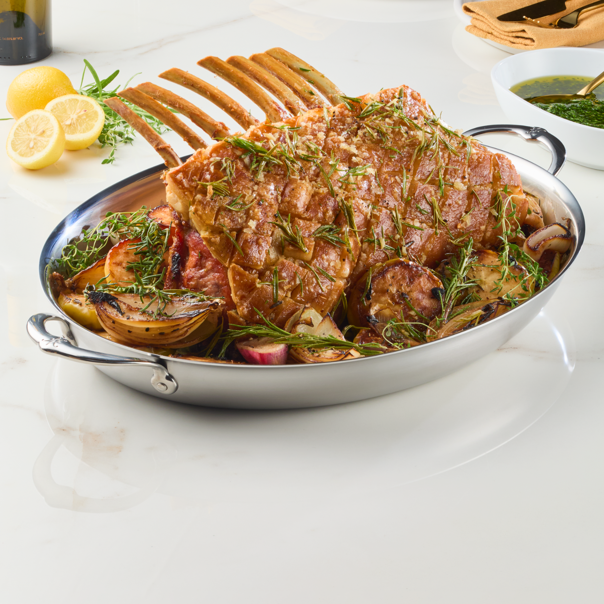 Hestan Provisions Large Au Gratin Oval | 5.5 Quart