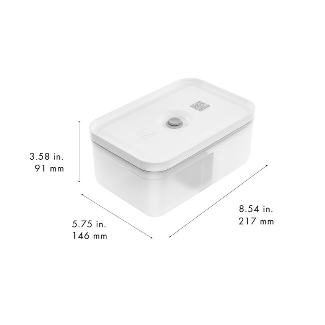 Fresh & Save Vacuum Lunch Box - Large (Semi-Transparent Grey)