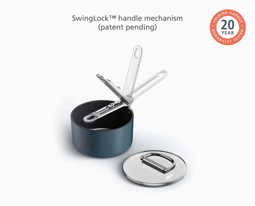 Joseph Joseph Space Non-Stick Saucepan with Lid | 1.4-Qt