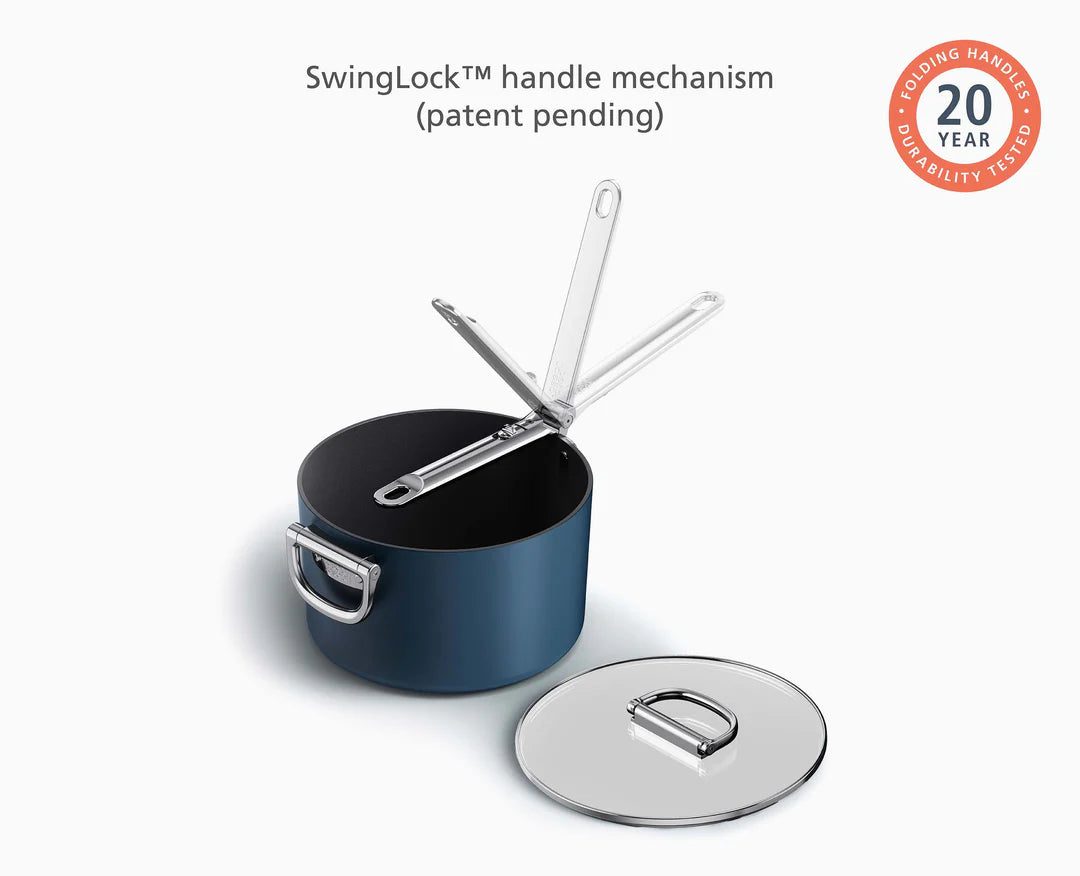 Joseph Joseph Space Non-Stick Saucepan Set | 6-Piece