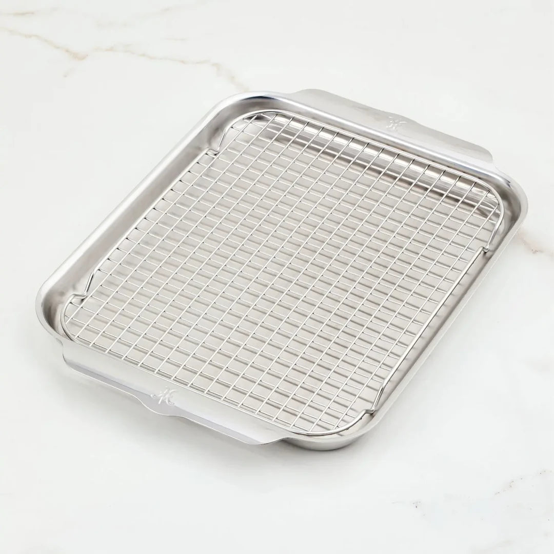OvenBond Tri-Ply Medium Sheet Pan with Rack | 12 In x 15 In Gourmet Set