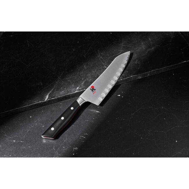 Miyabi Evolution Rocking Hollow Edge Santoku | 7 In