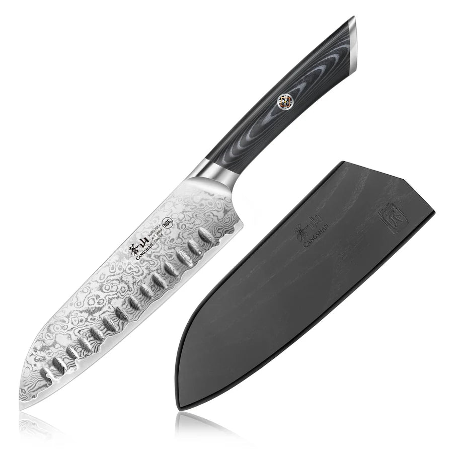 Cangshan KURO Santoku Knife | 7 Inch