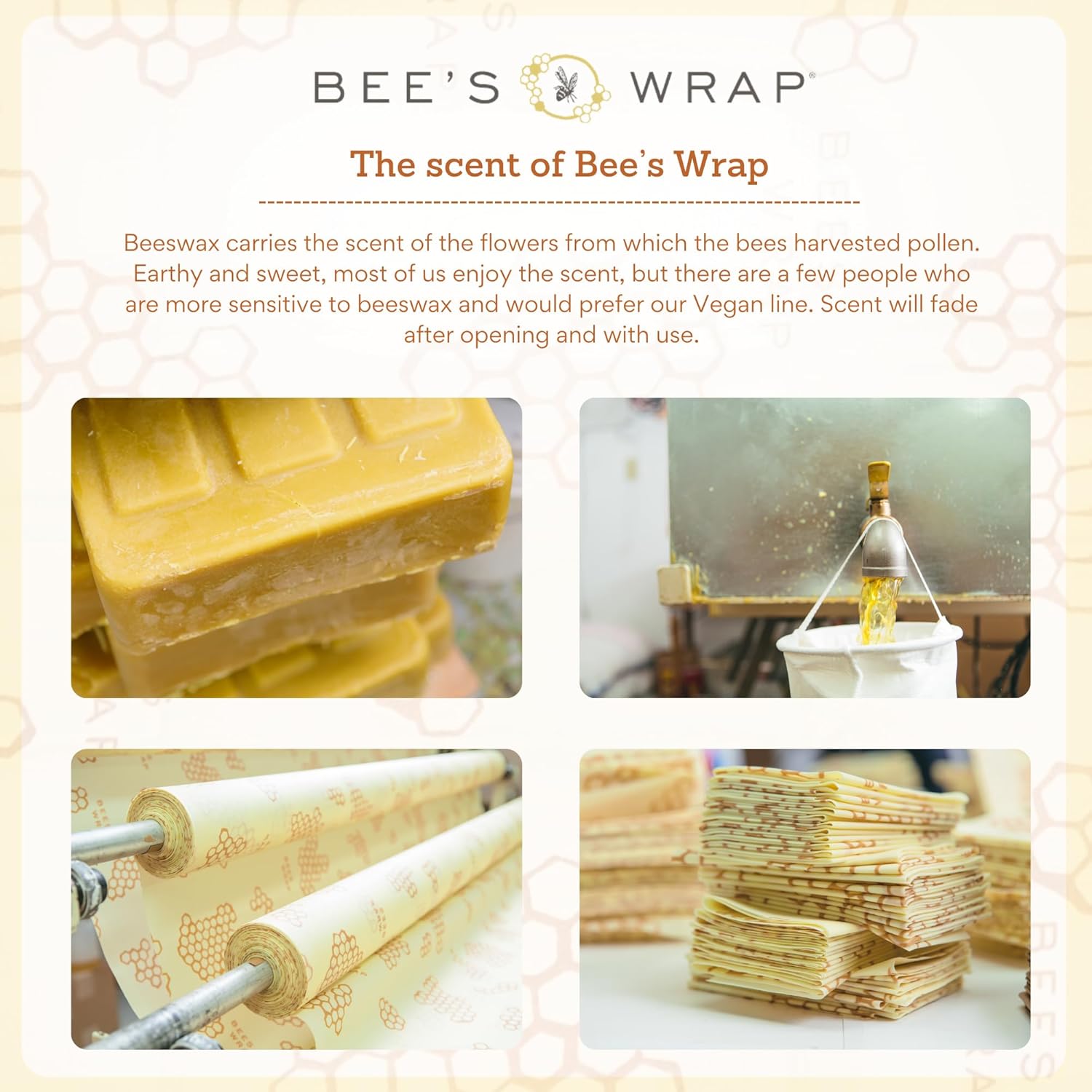 Bee’s Wrap Multi-Print Medium Wrap 3-Pack | 10 In x 11 In