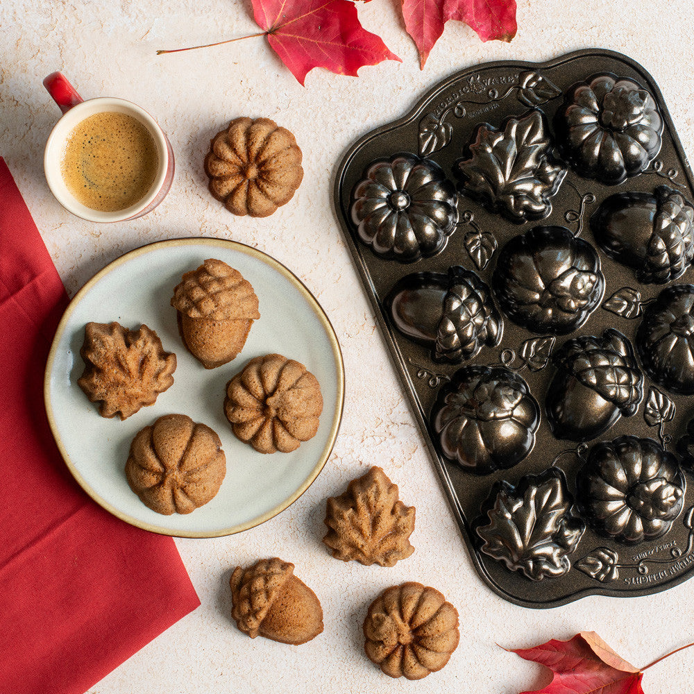 Nordic Ware Autumn Delights Cakelet Pan: A Harvest Celebration in Every Bite