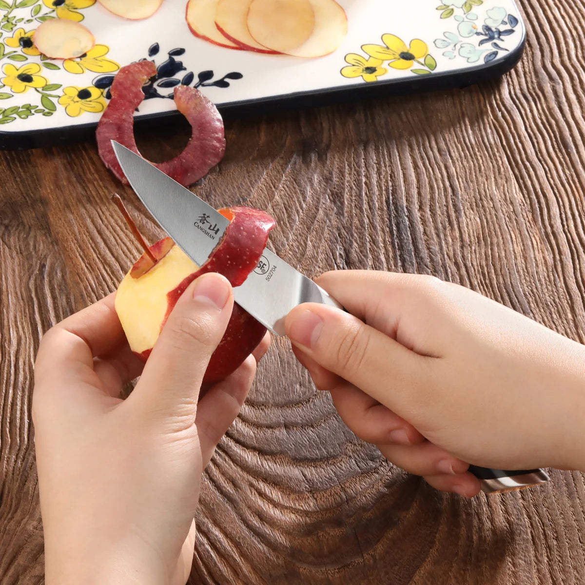 HELENA Paring Knife with Sheath Kicker | 3.5 Inches