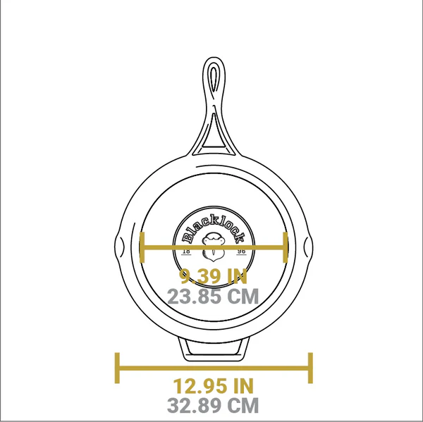 Lodge Blacklock Triple Seasoned Skillet Set | 10 Inch & 12 Inch