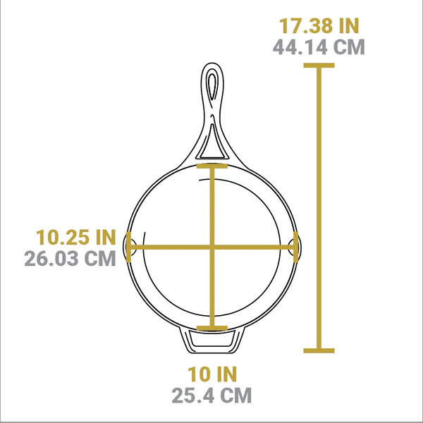 Lodge Blacklock Triple Seasoned Skillet Set | 10 Inch & 12 Inch