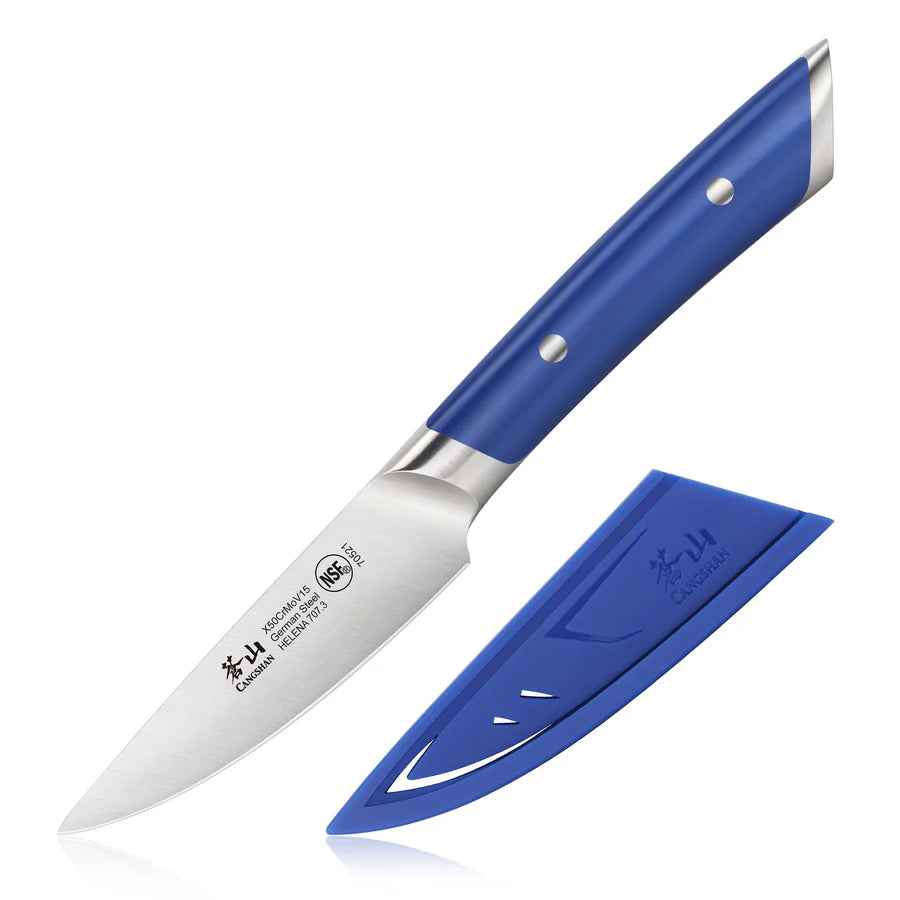 HELENA Paring Knife with Sheath Kicker | 3.5 Inches