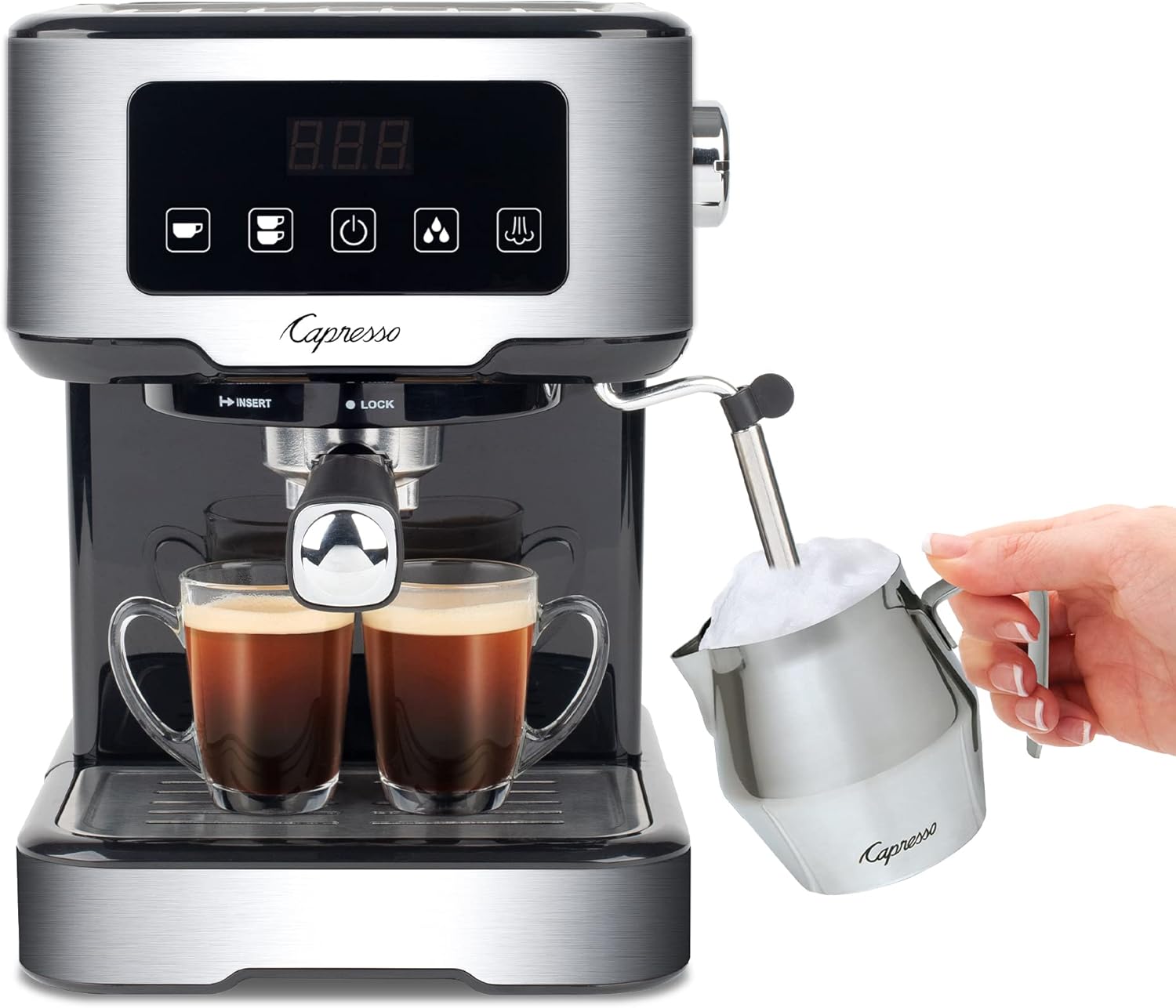 Capresso Café TS Touchscreen Espresso Machine & Cappuccino Maker