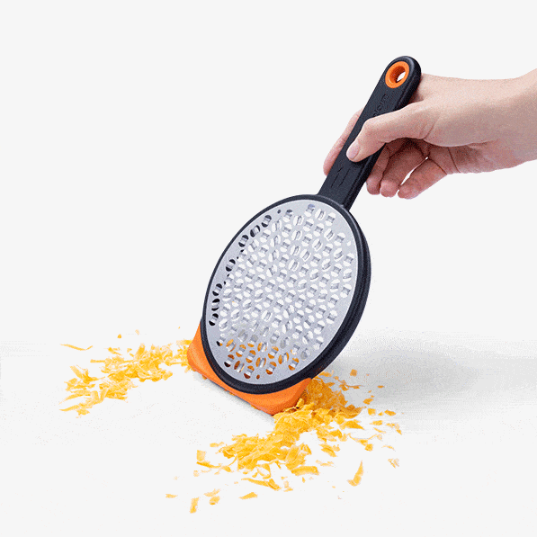 Dreamfarm Ograte | Two-Sided Speed Grater with Safety Cover | Course