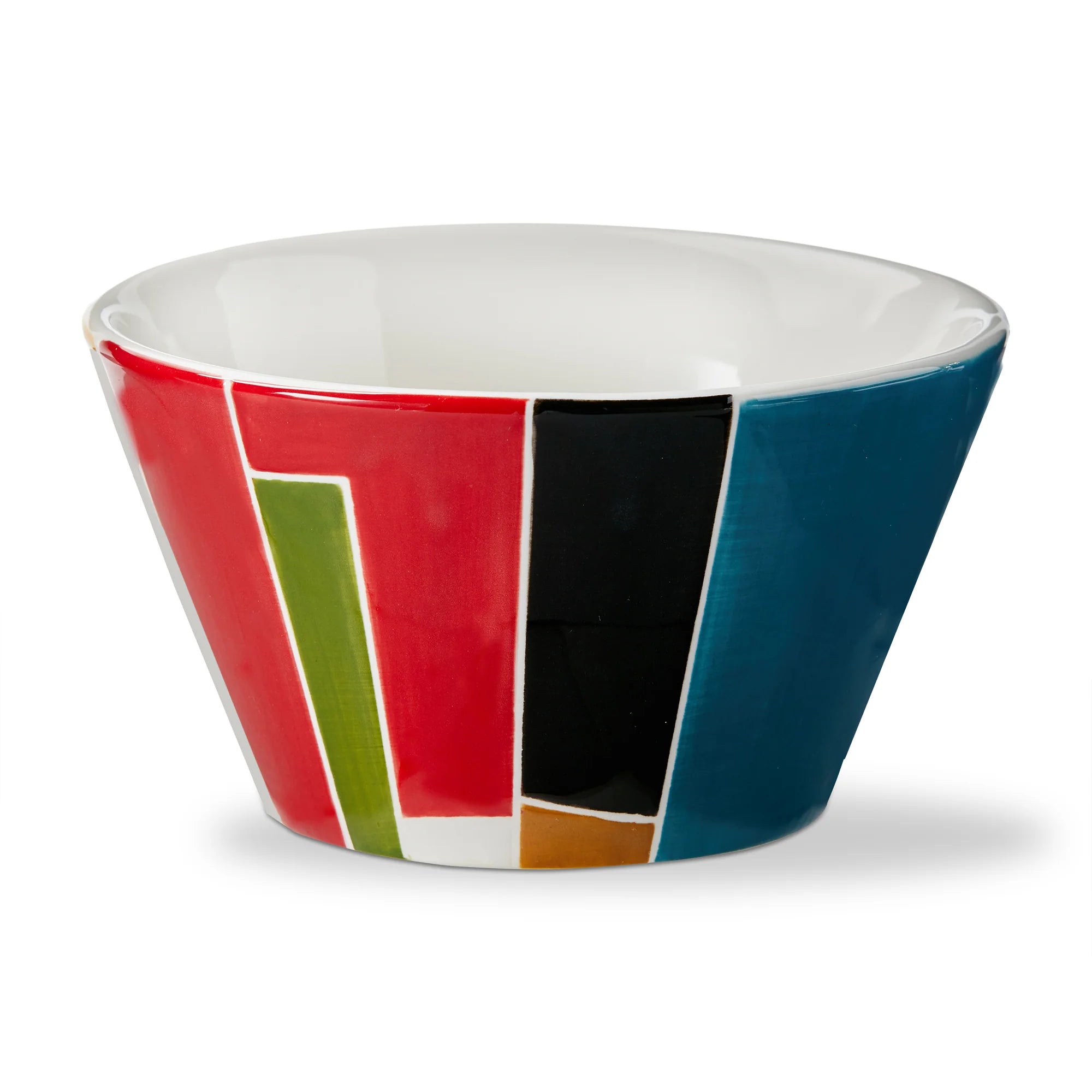 Knoll Snack Bowl | Hand‑Painted Modern Serveware