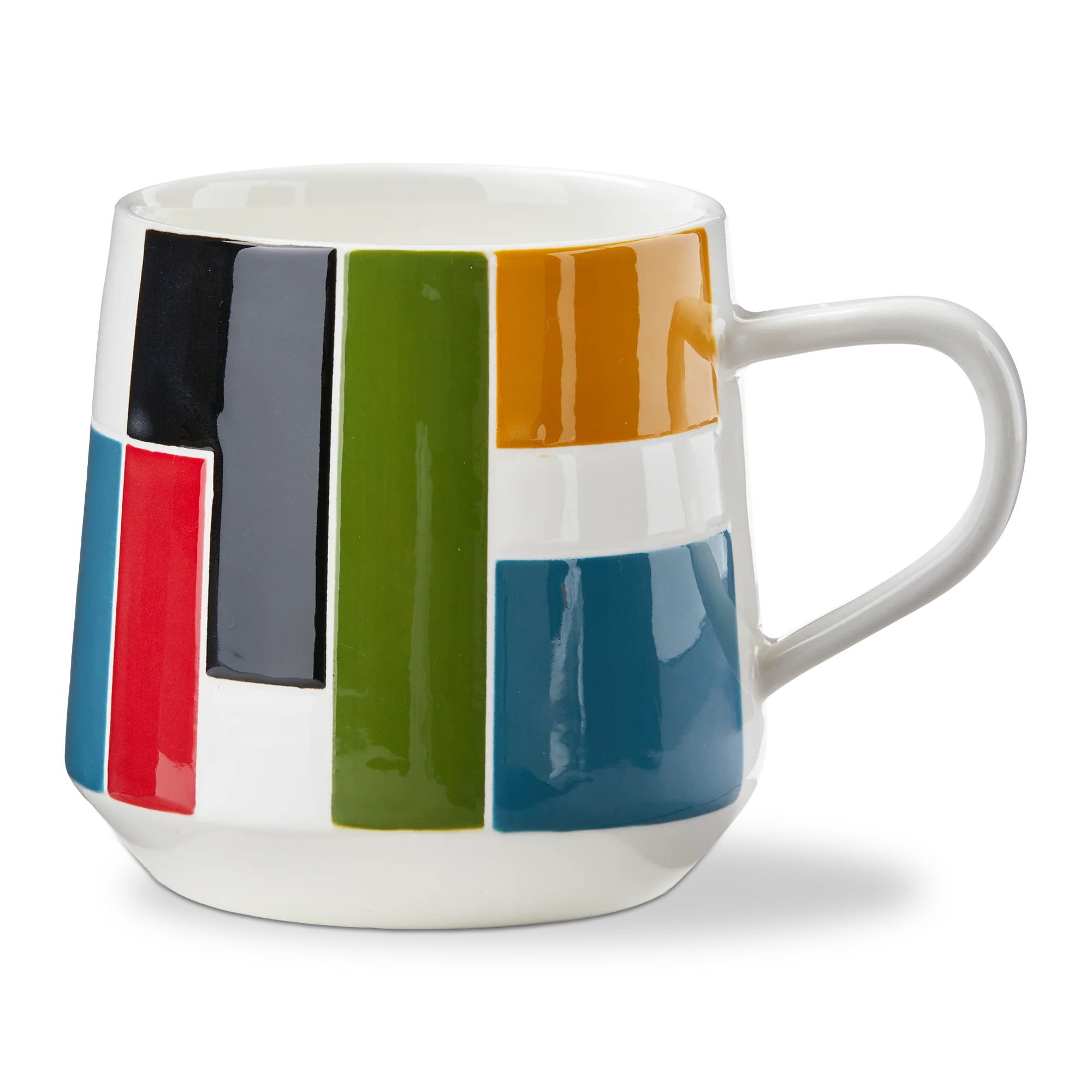 Knoll Mug – Hand‑Painted Modern Drinkware