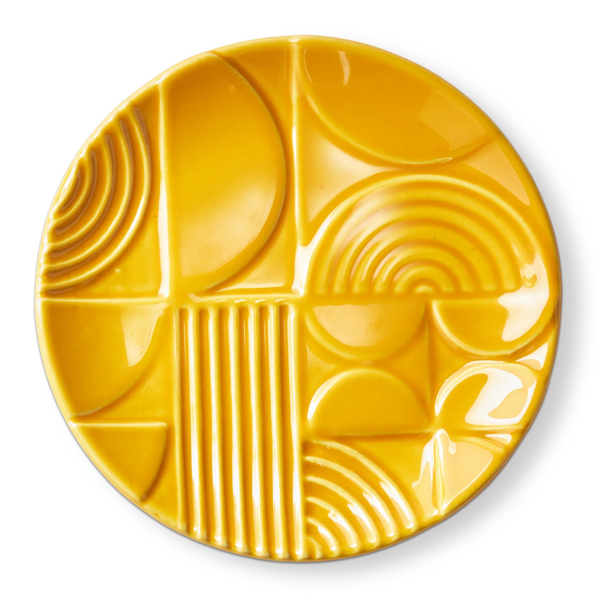 Knoll Round Trinket Dish – Modern Earthenware Accent