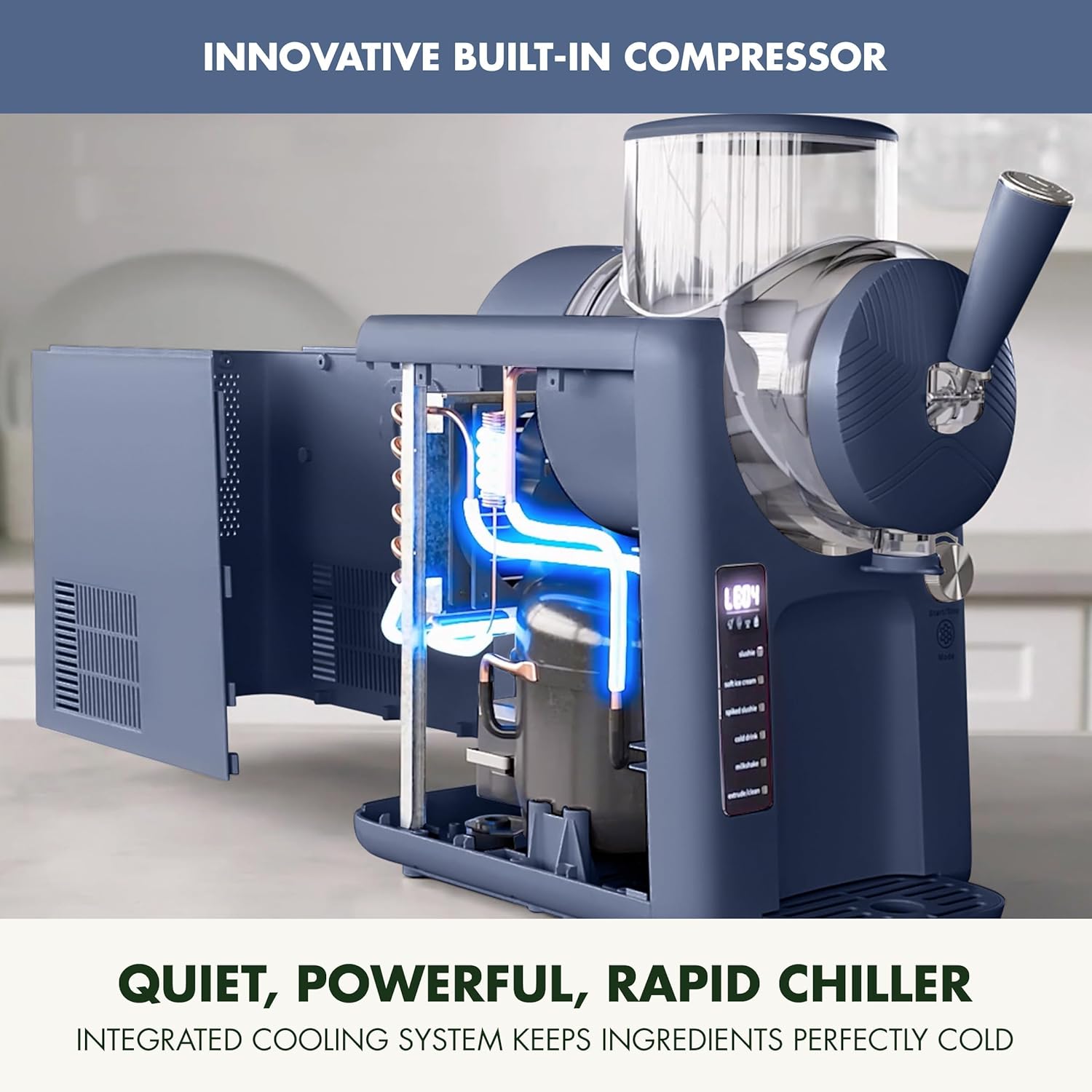 Green Pan Frost Frozen Drink | Soft Serve Ice Cream Maker