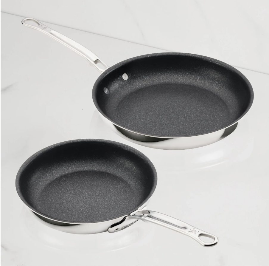 Hestan ProBond® Luxe™ 2-Piece Stainless Steel Skillet Set | 8.5" & 11"| TITUM® Nonstick