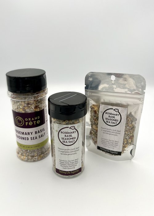 Rosemary Basil Sea Salt - Med 5.9oz