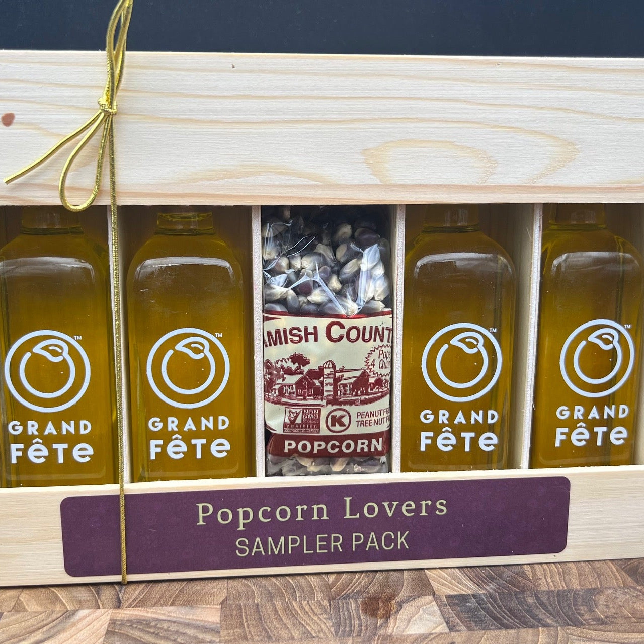 Popcorn Lover's Sampler Set w/ Popcorn