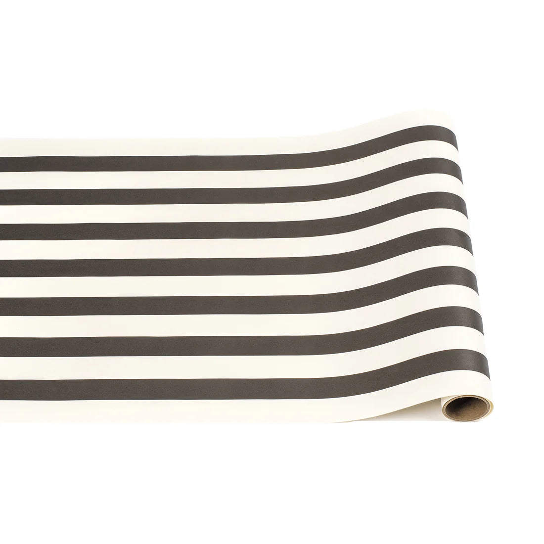 Hester & Cook Black Classic Stripe Paper Table Runner | 20" x 25' Roll