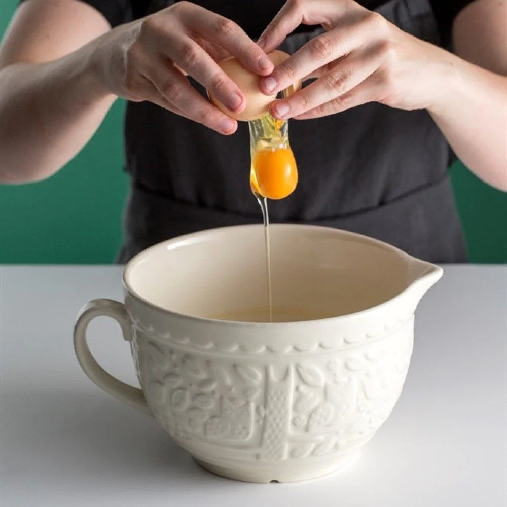 Mason Cash “In the Forest” Owl‑Embossed Batter Bowl | 2 Qt