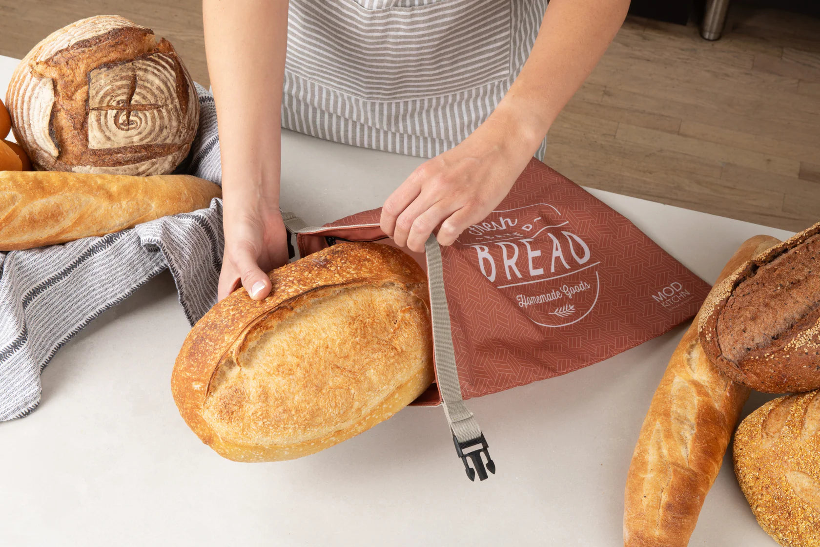 MOD Kitchen Reusable Fresh Bread Storage Bags| Set of 2