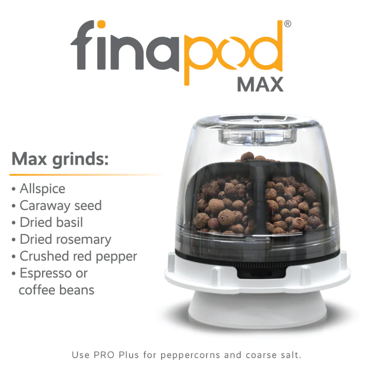 FinaPod Max Black Lg Spices & Dried Herbs