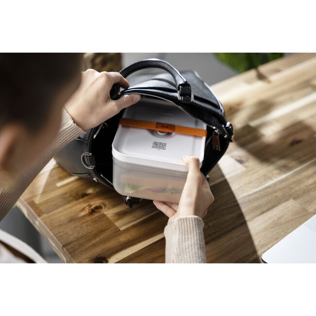 Fresh & Save Vacuum Lunch Box - Large (Semi-Transparent Grey)