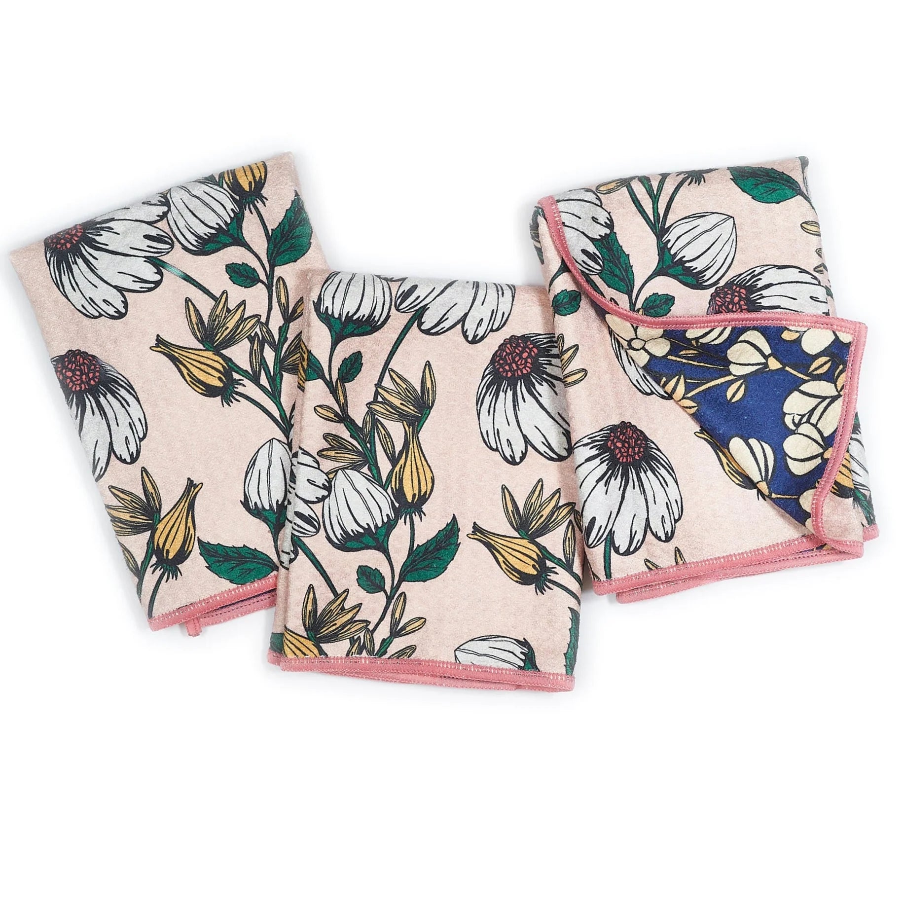 Mighty Mini Towel Set (Set of 3) – JL Sunflower Trail | Reusable Eco‑Friendly Cleaning Cloths