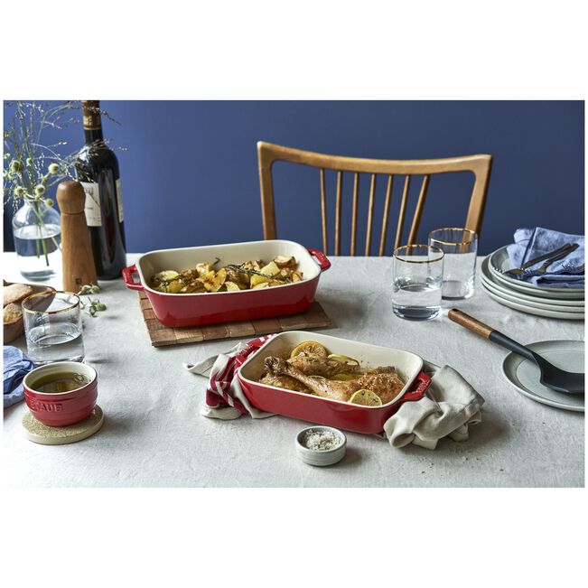 Staub Rectangular Baking Dish Set | 2 Piece Set