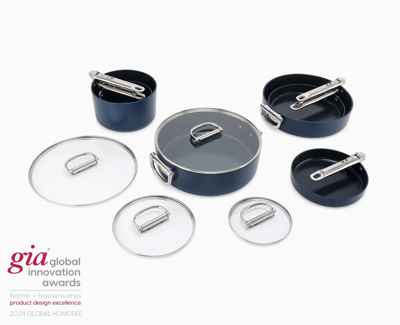 Joseph Joseph Space Non-Stick Cookware Set | 10-Piece