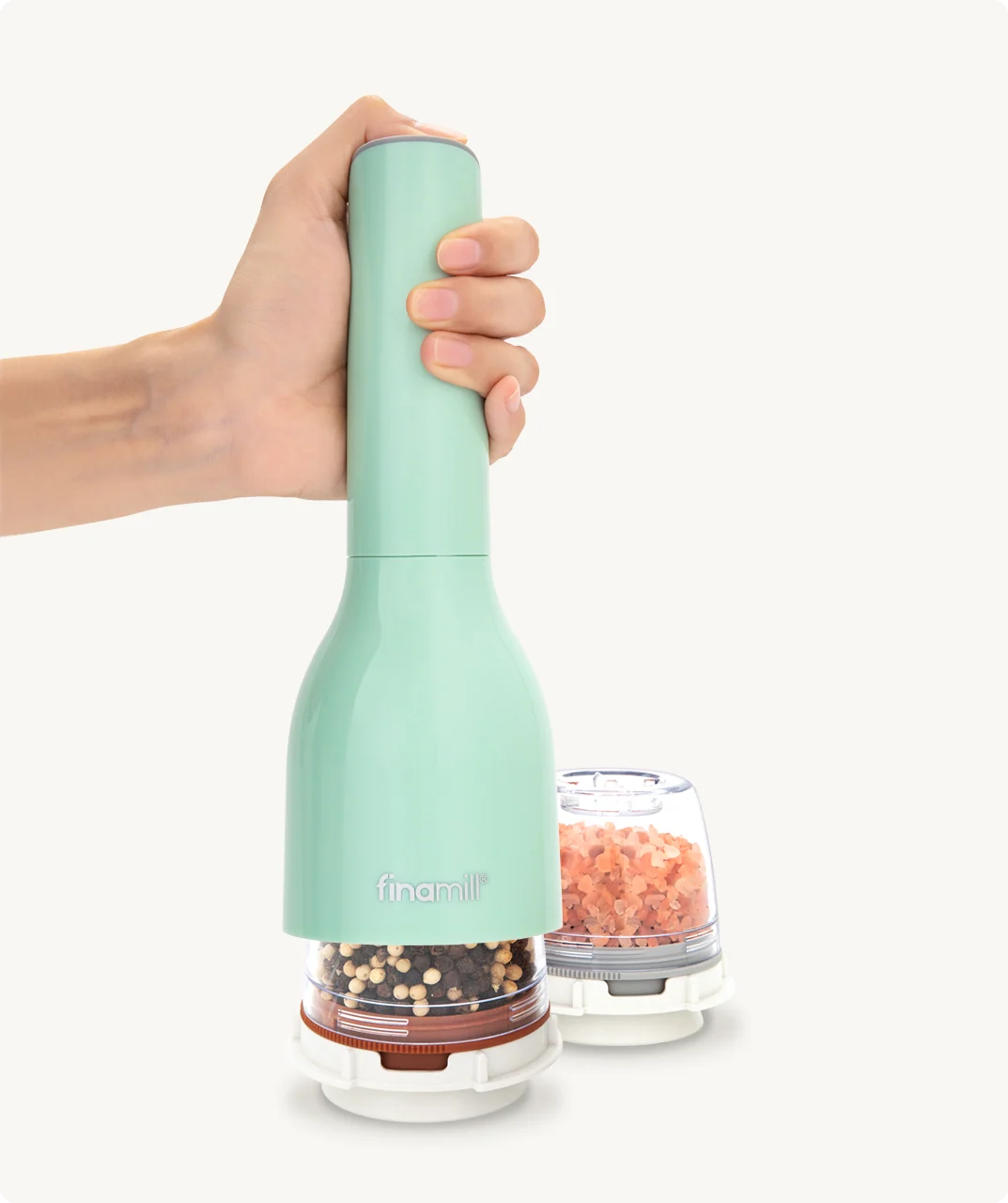 FinaMill ProPlus Battery Spice Mill | Mint Green