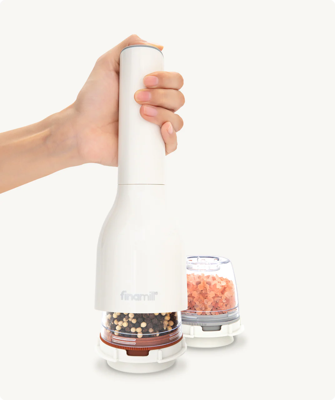 FinaMill ProPlus Battery Spice Mill | Soft Cream