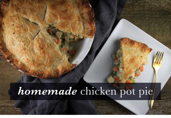 Newsletter Recipes - Homemade Chicken Pot Pie