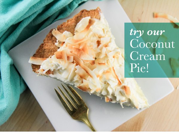 Newsletter Recipes - Coconut Cream Pie