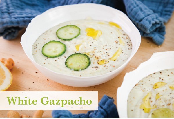 Newsletter Recipes - White Gazpacho